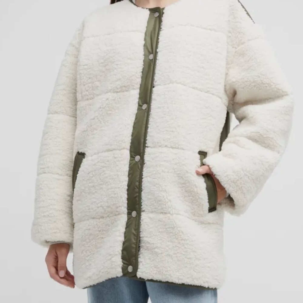 FRAME NWT Oversized Army Liner Jacket - Beautiful and RARE! - Picture 9 of 15